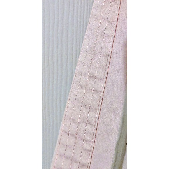 Banana Republic Harrison Pink Straight Leg Cropped Stretch Pants Size 10 - Picture 5 of 8